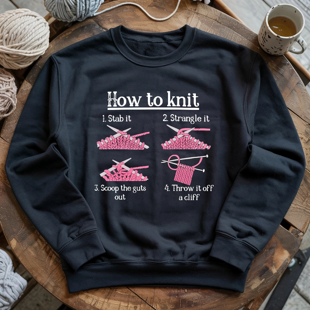 How To Knit Sweatshirt