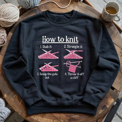 How To Knit Sweatshirt