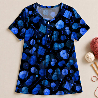 Indigo Knitting Notions Blouse