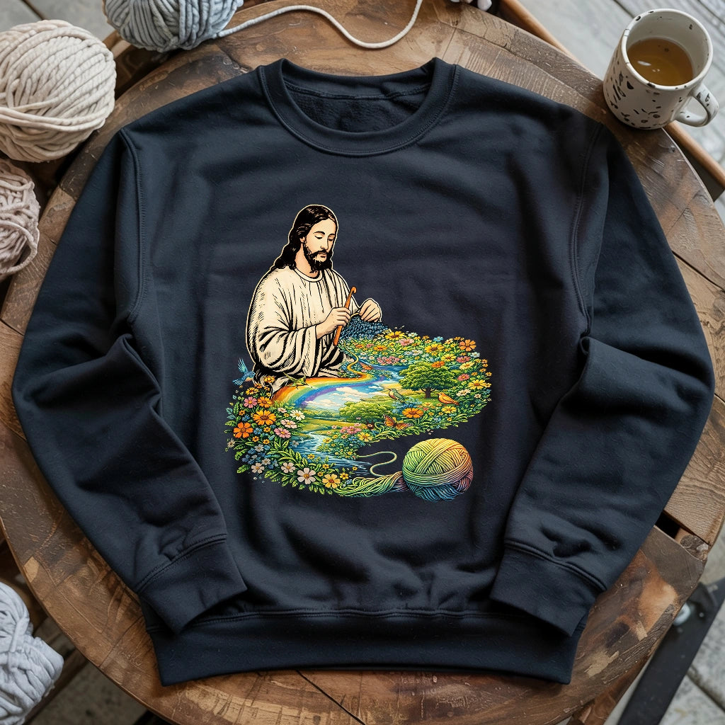 Jesus Crochet Life Sweatshirt