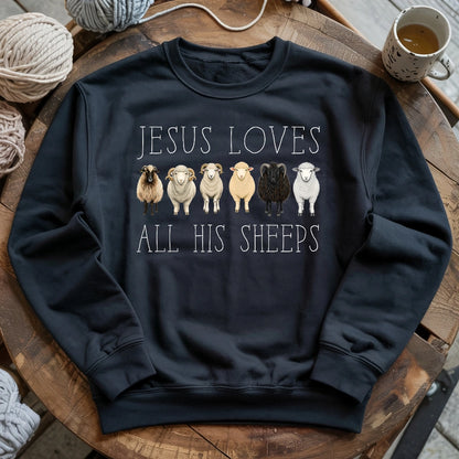 Jesus Loves All His Sheeps Sweatshirt
