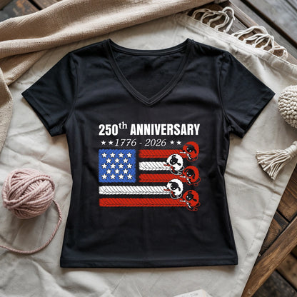 Knit America – 250th Anniversary Lady V-neck