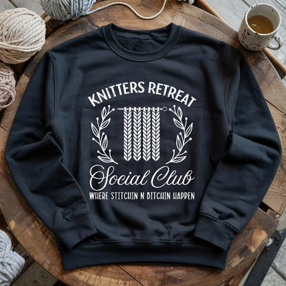 Knitters Retreat Social Club Sweatshirt