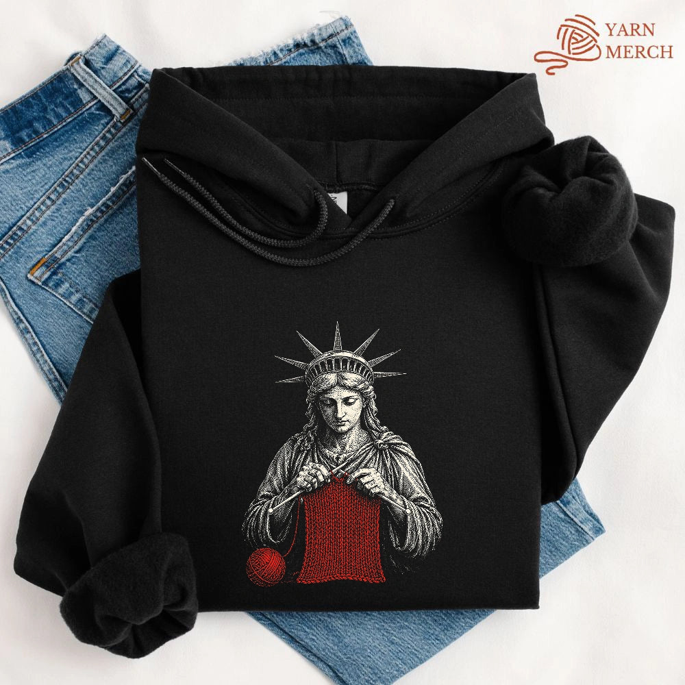 Knitting For Liberty Hoodie