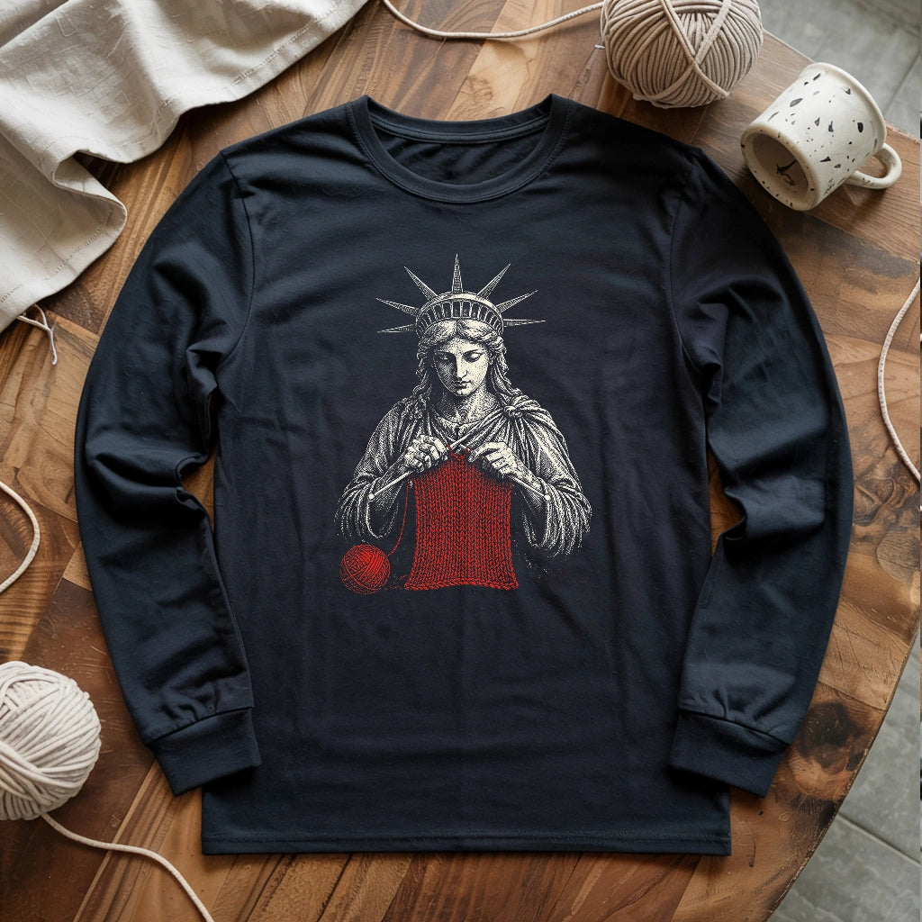 Knitting For Liberty Long Sleeve T-shirt