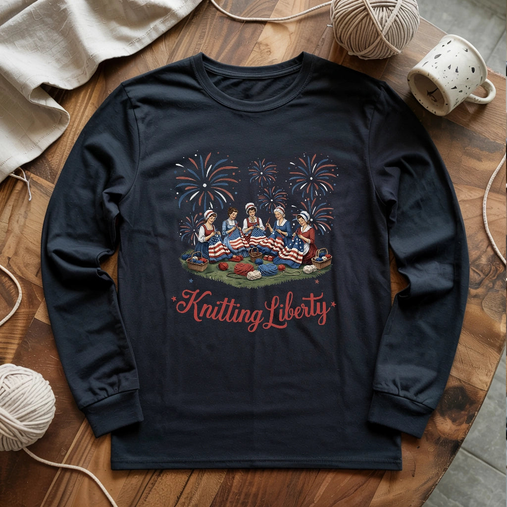 Knitting Liberty Long Sleeve T-shirt