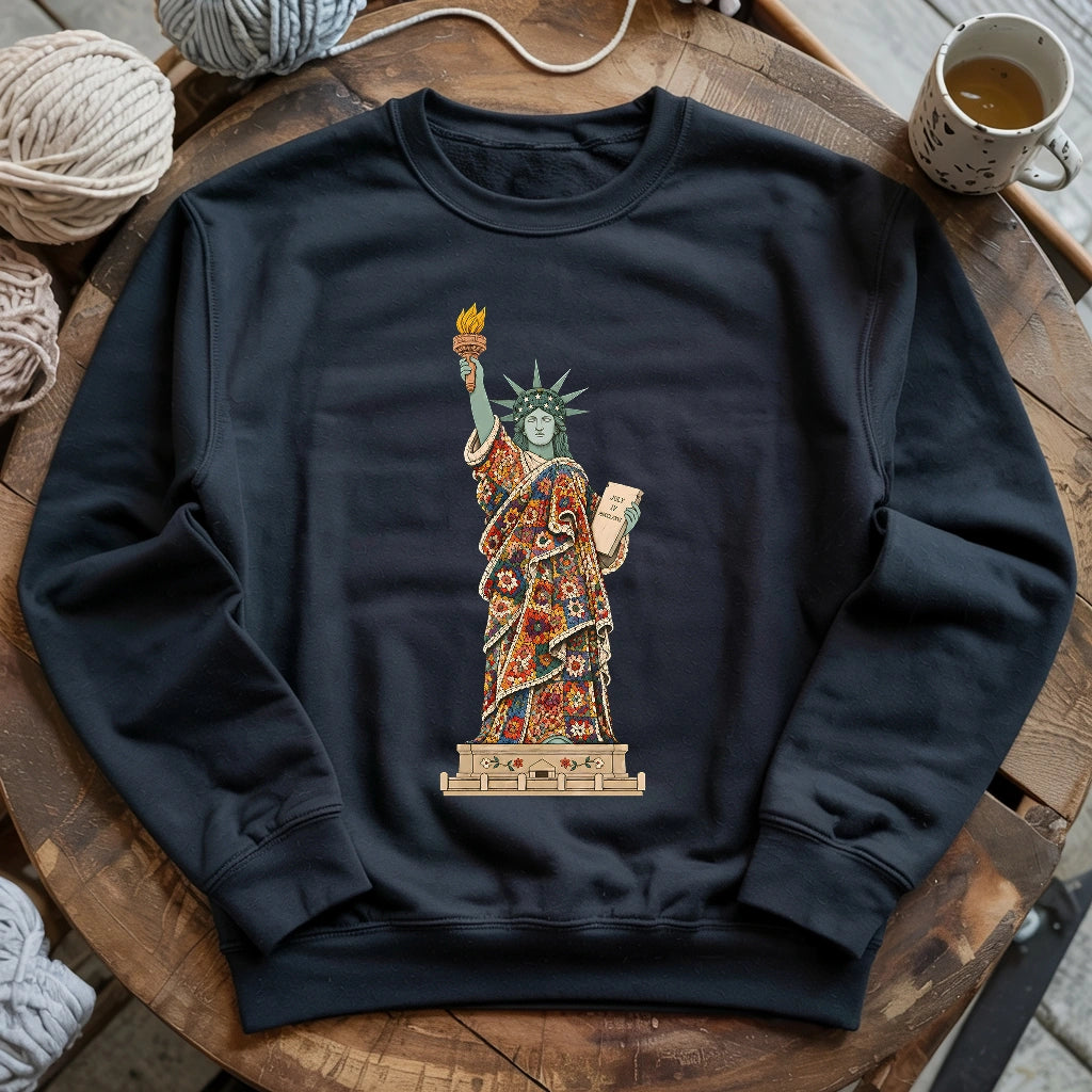 Liberty Covered In Granny Square Sweatshirt