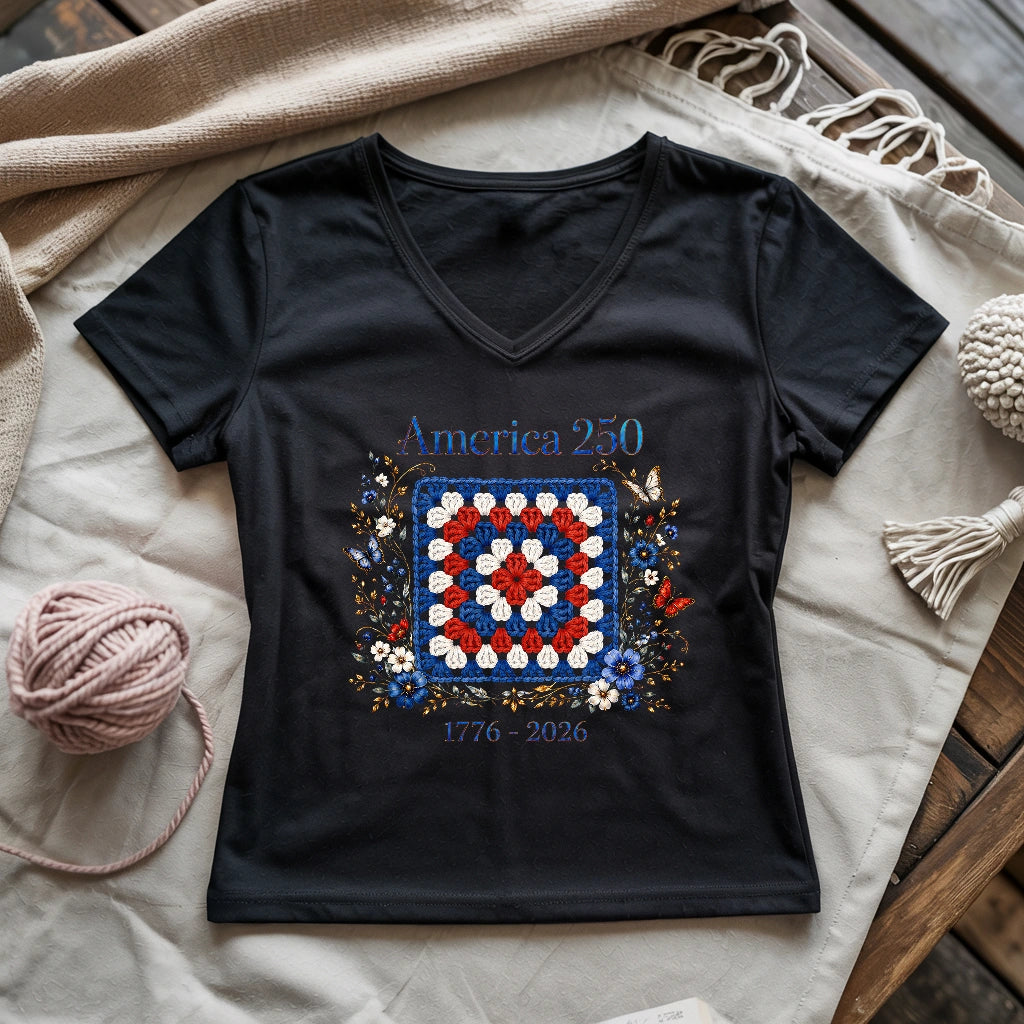 Liberty In Bloom Lady V-neck