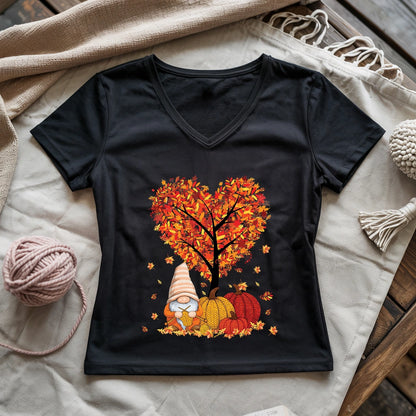 Love Knitting Season Lady V-neck