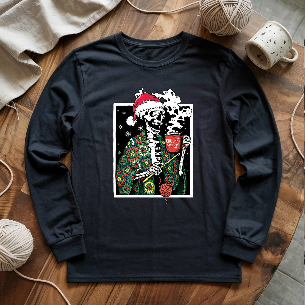 Merry Crochet Long Sleeve T-shirt