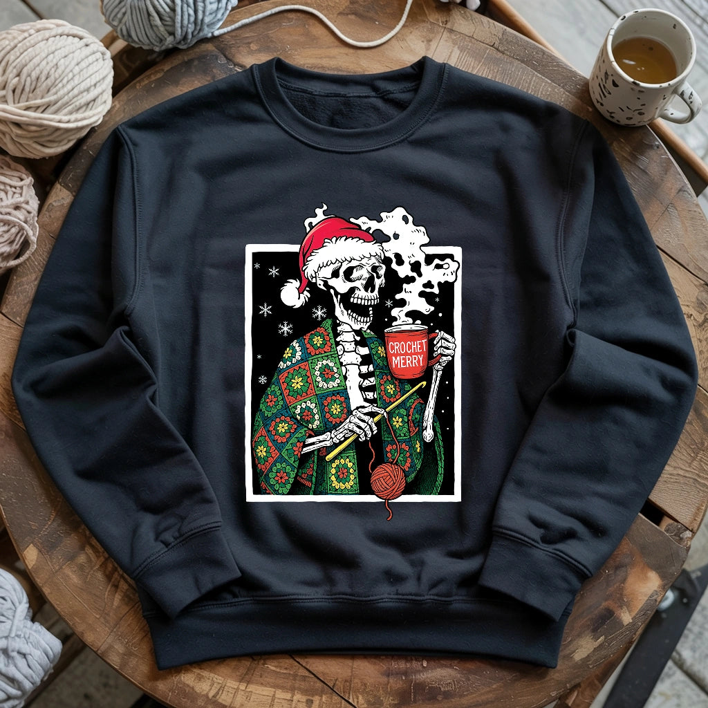 Merry Crochet Sweatshirt