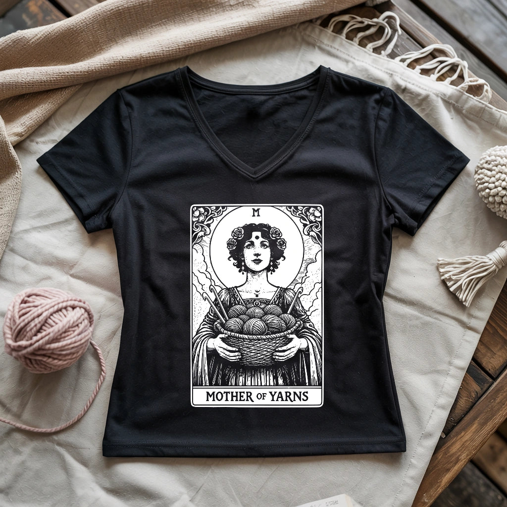 Mother of Yarns Lady V-neck