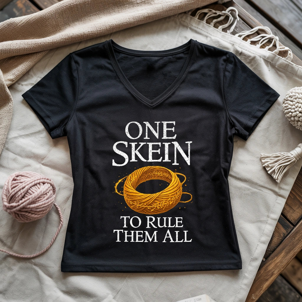 One Skein To Rule Them All Lady V-neck