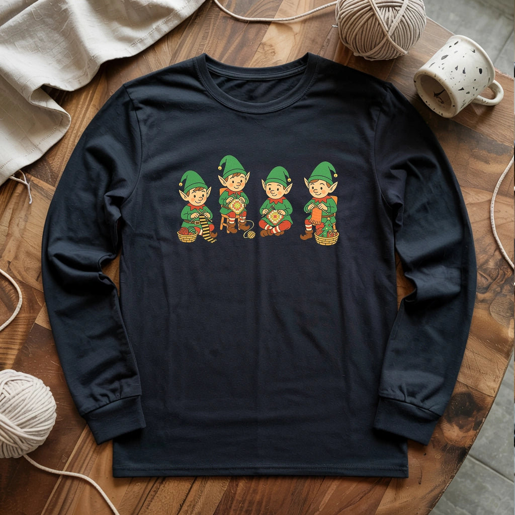 Santa’s Stitch Squad Long Sleeve T-shirt