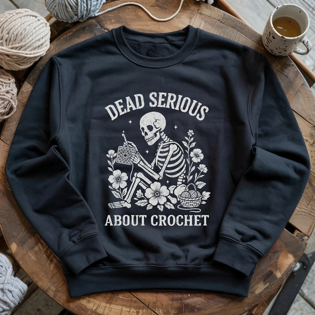 Serious About Crochet Sweatshirt