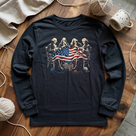 The Founding Knitters America Long Sleeve T-shirt