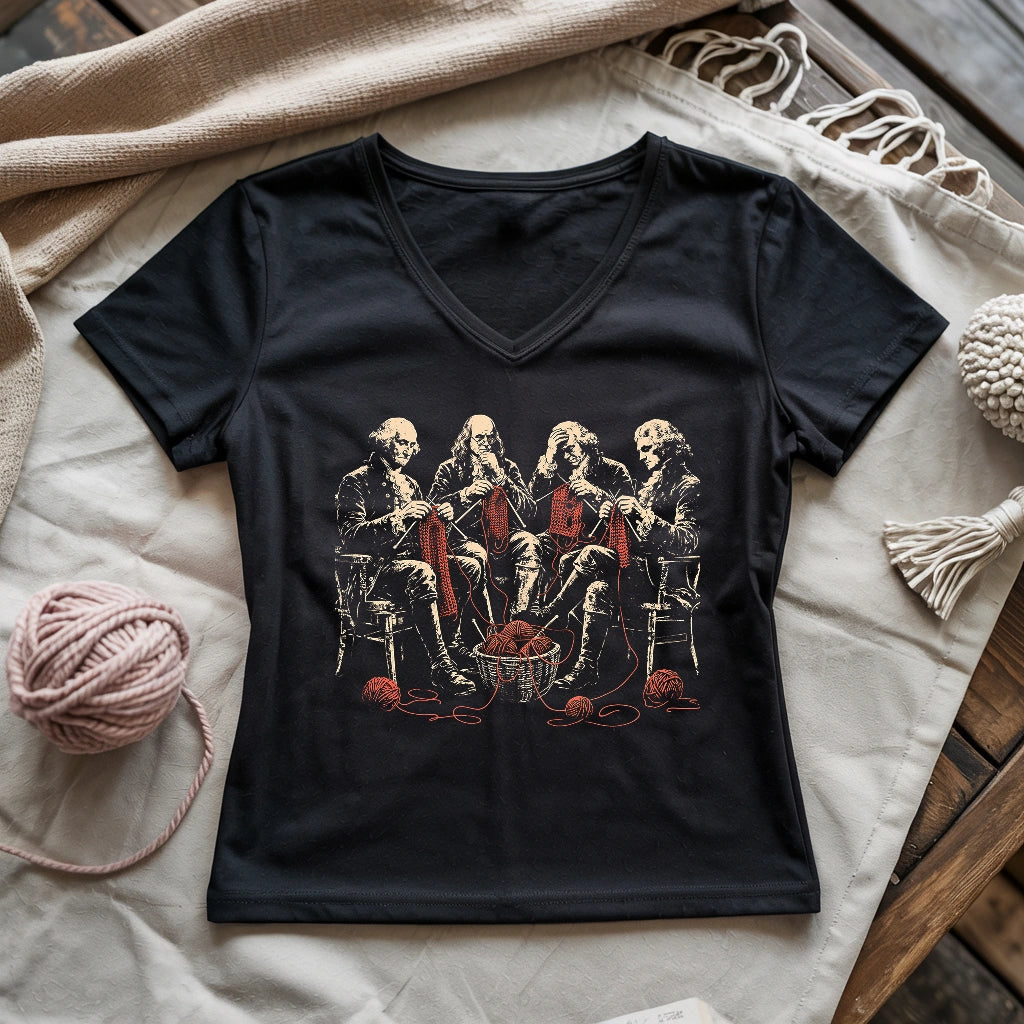 The Founding Knitters Lady V-neck