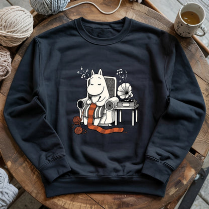 The Gentle Hippo Knitter Sweatshirt
