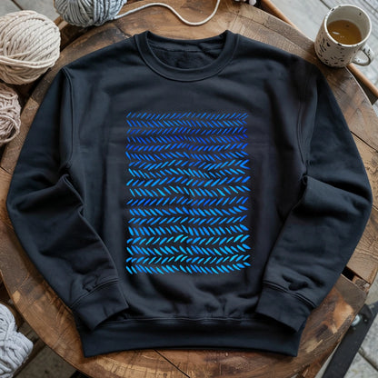 Watercolor knitting pattern Sweatshirt