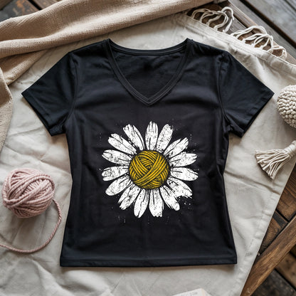 Yarn Daisy Lady V-neck