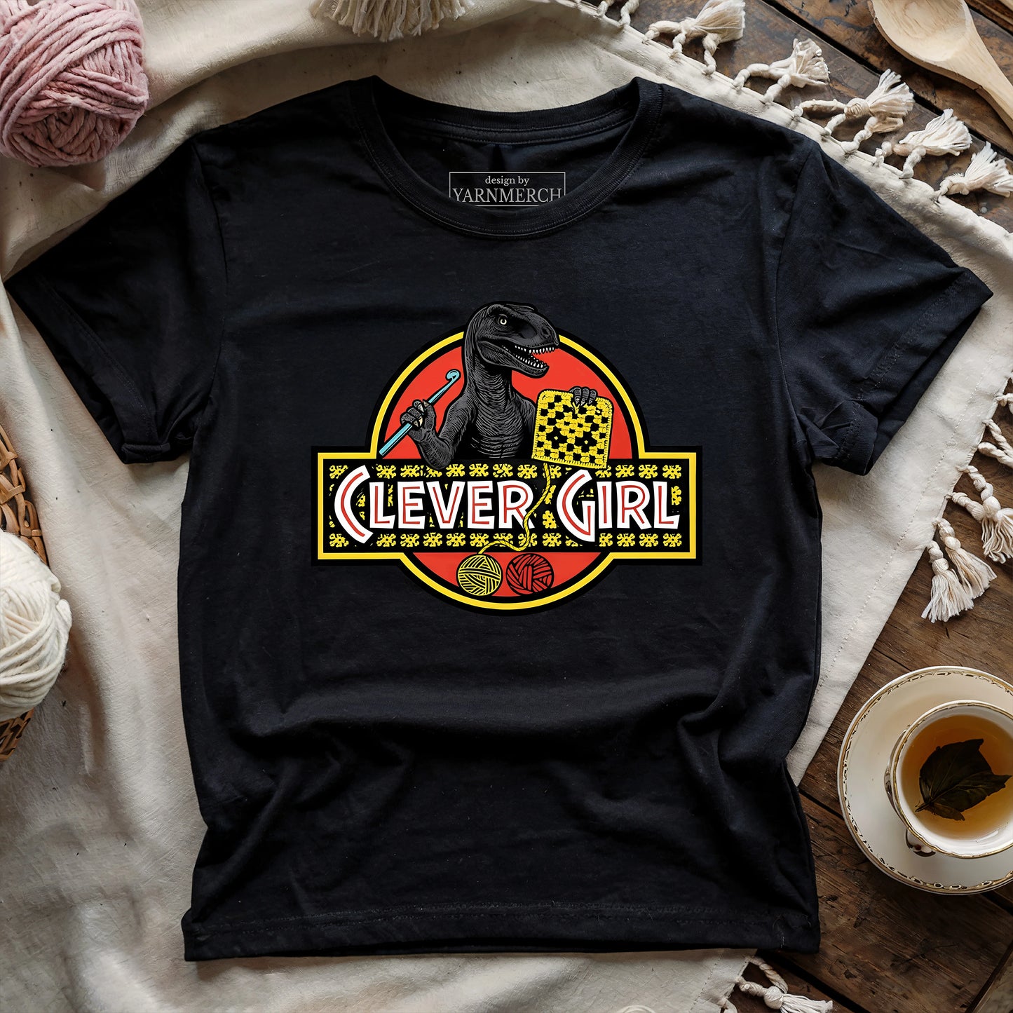 Clever Girl Crochet T-shirt