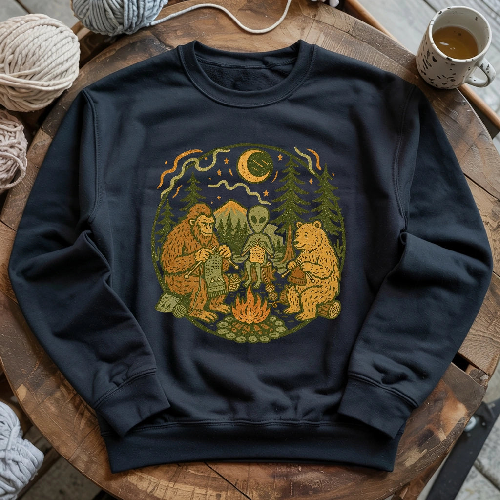Campfire Knitting Friends Sweatshirt