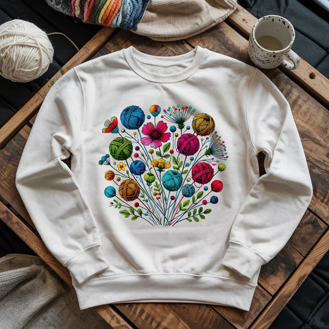 Blooming Yarn Sweatshirt