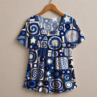 Granny Square Starry Night Blouse
