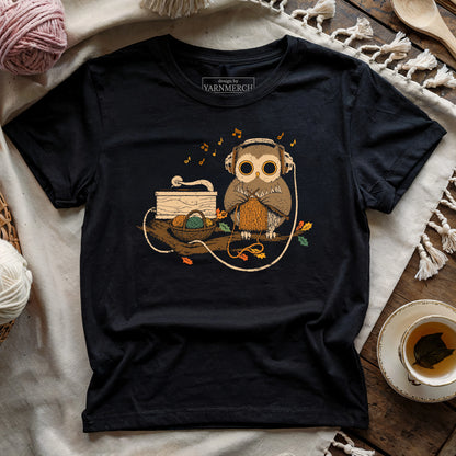 Owl Knitting T-shirt