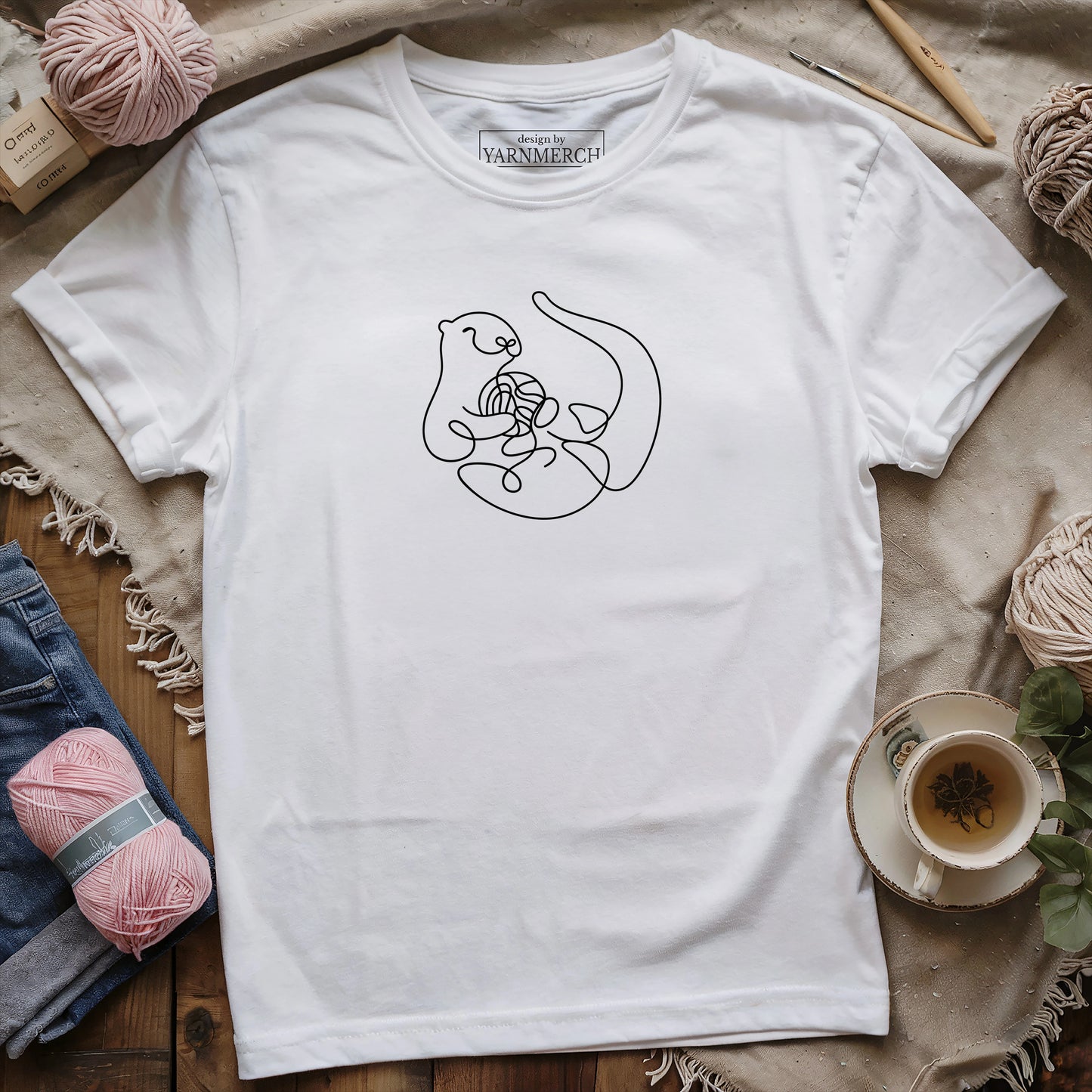 Otter And Yarn T-shirt