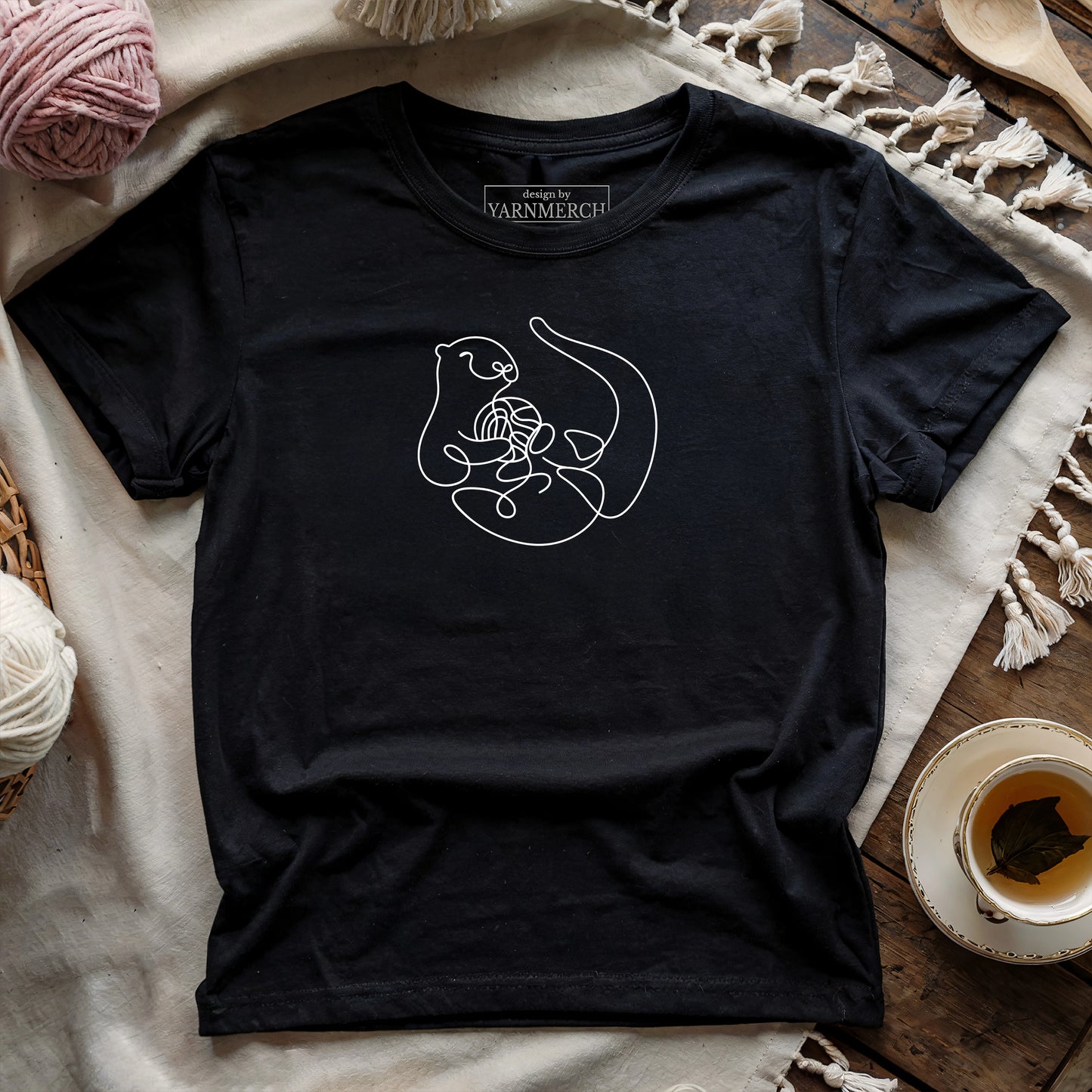Otter And Yarn T-shirt