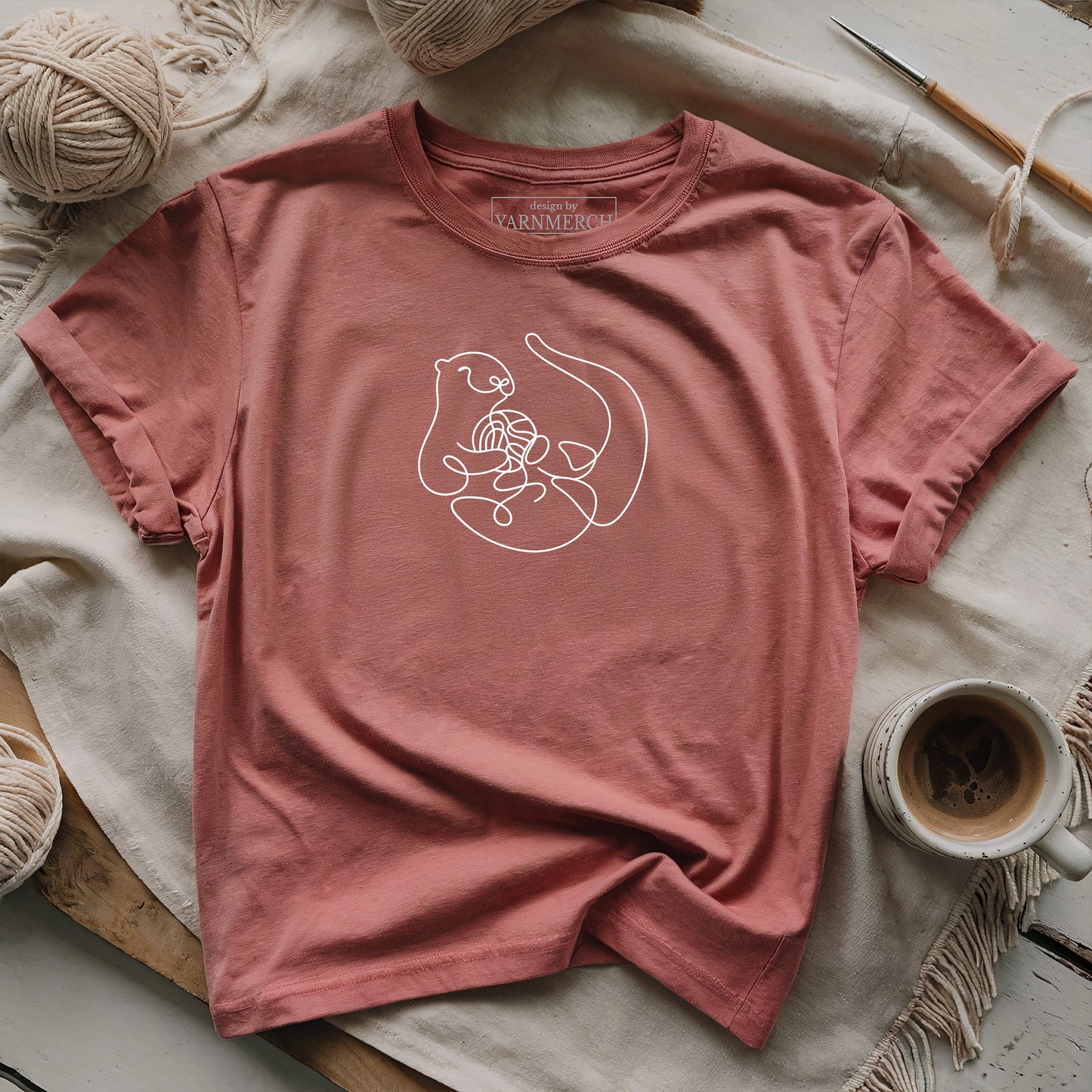 Otter And Yarn T-shirt
