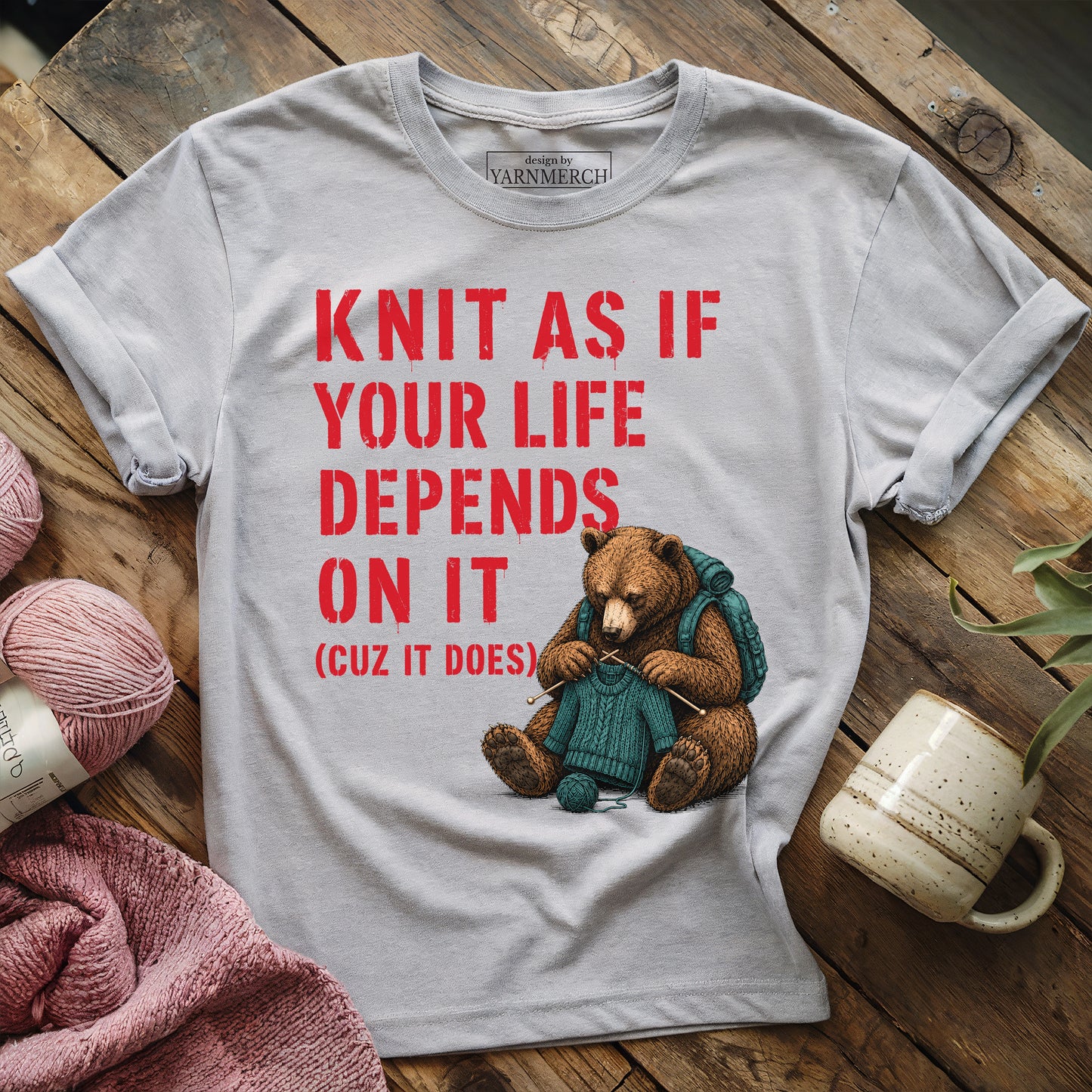 Knit As Your Life T-shirt