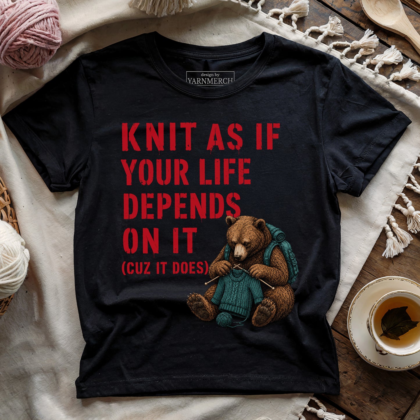 Knit As Your Life T-shirt