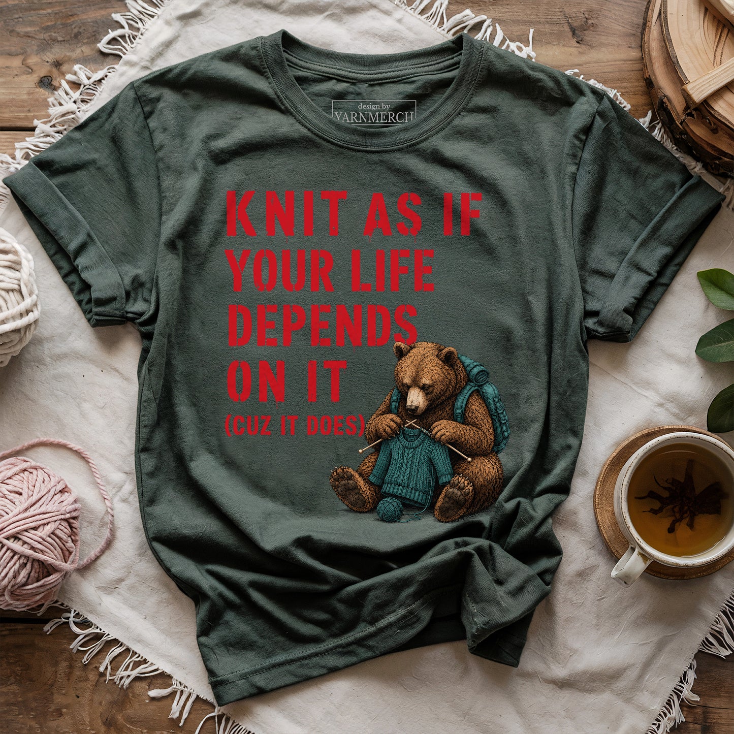 Knit As Your Life T-shirt