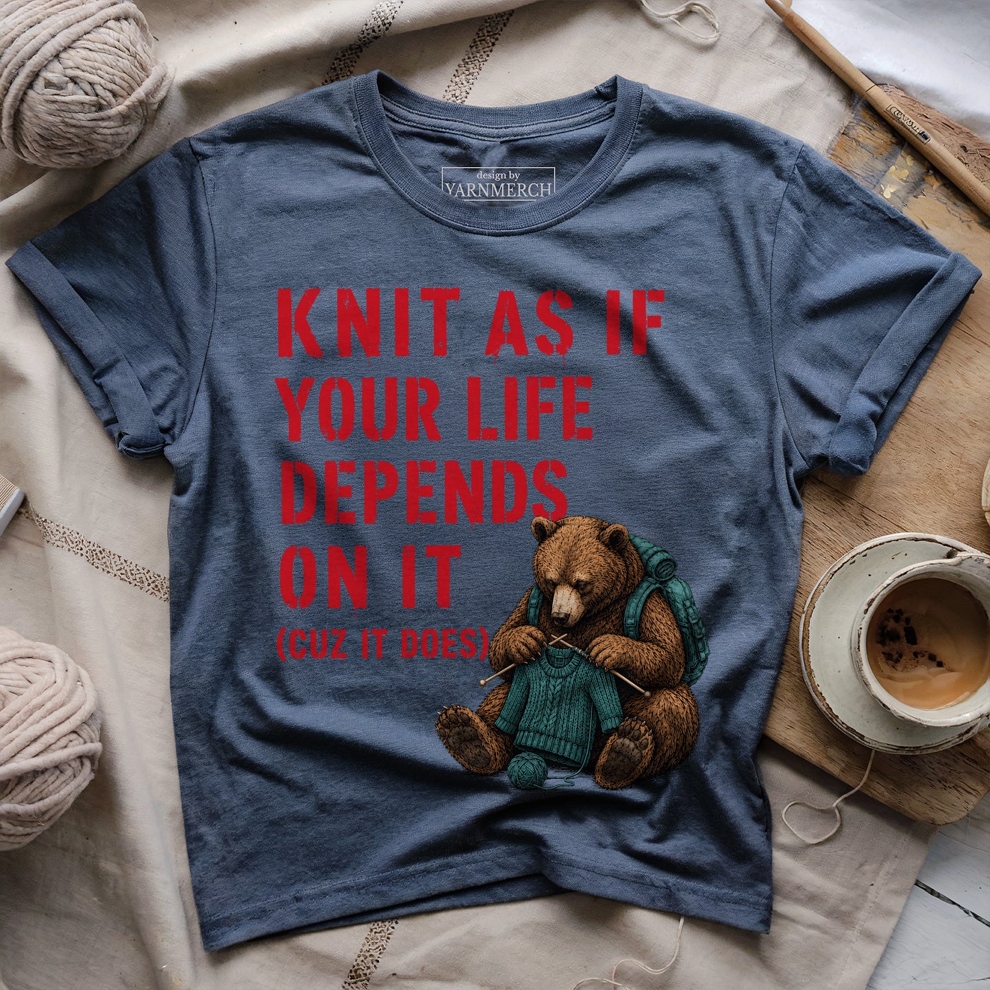 Knit As Your Life T-shirt