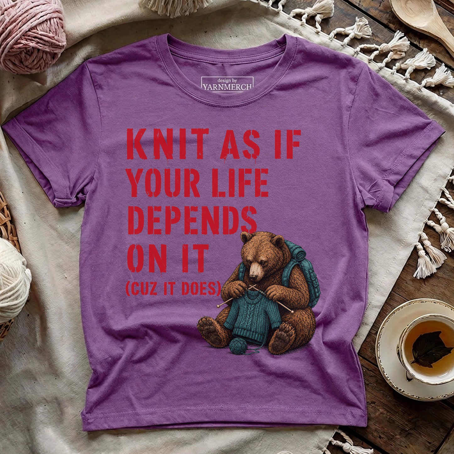 Knit As Your Life T-shirt