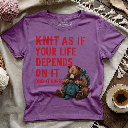 Knit As Your Life T-shirt