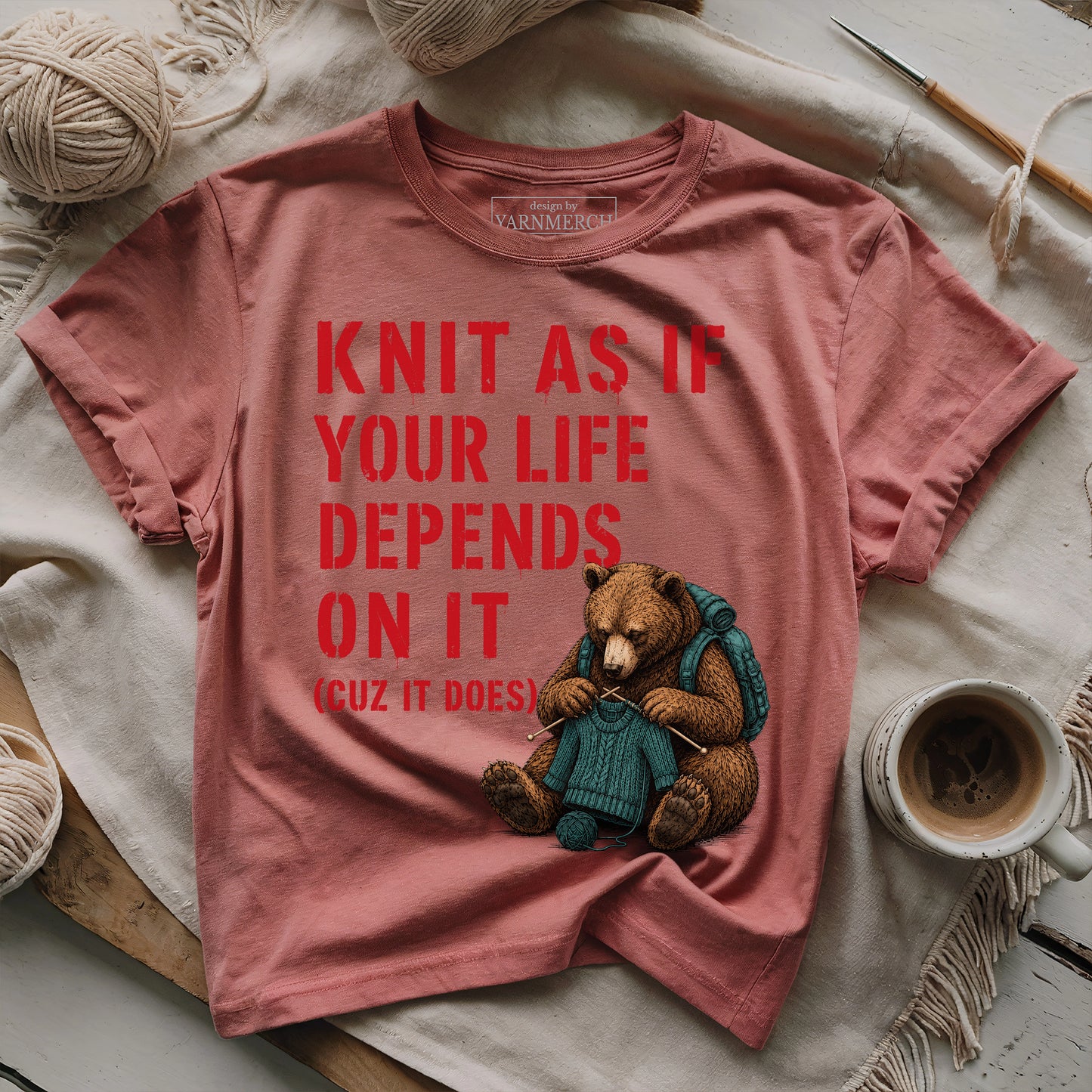 Knit As Your Life T-shirt
