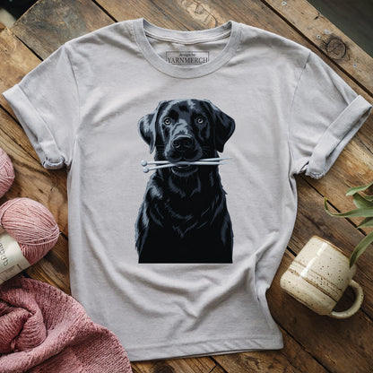 Labrador With Needles T-shirt