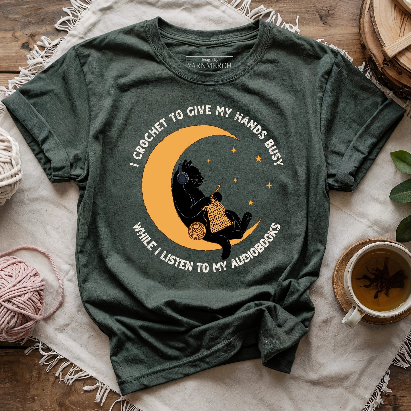 Crochet To Give Hands Busy T-shirt