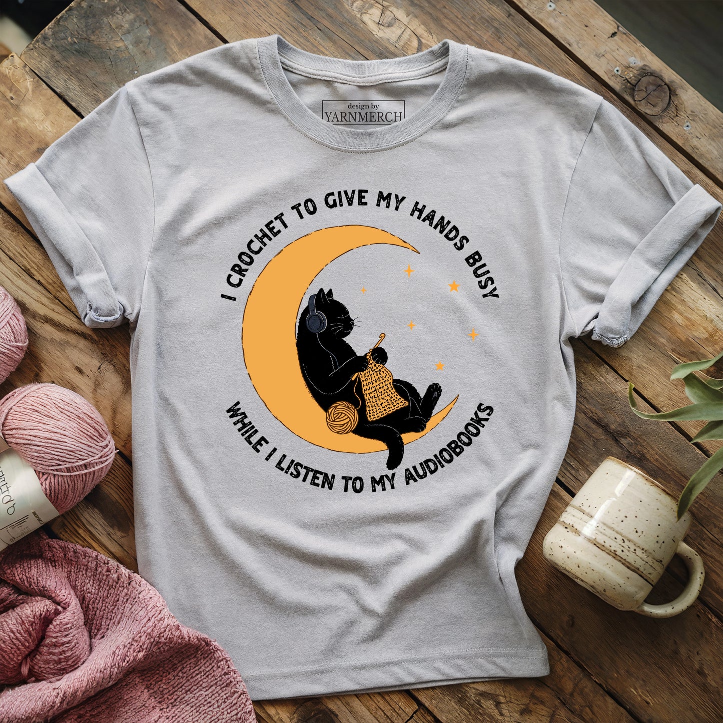 Crochet To Give Hands Busy T-shirt