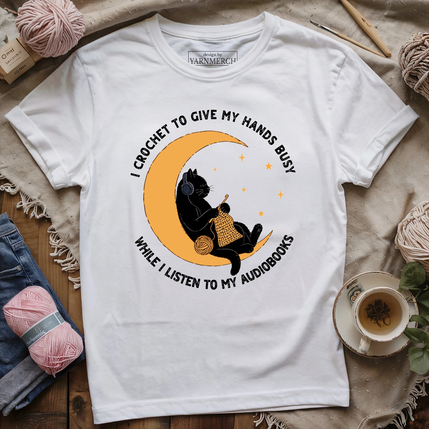 Crochet To Give Hands Busy T-shirt