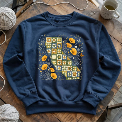 California In Granny Squares Sweatshirt