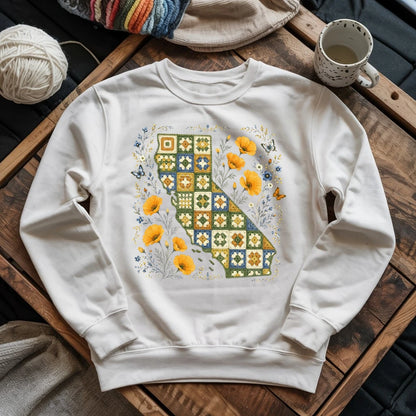 California In Granny Squares Sweatshirt