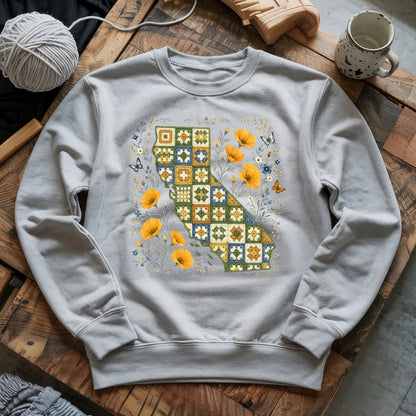 California In Granny Squares Sweatshirt