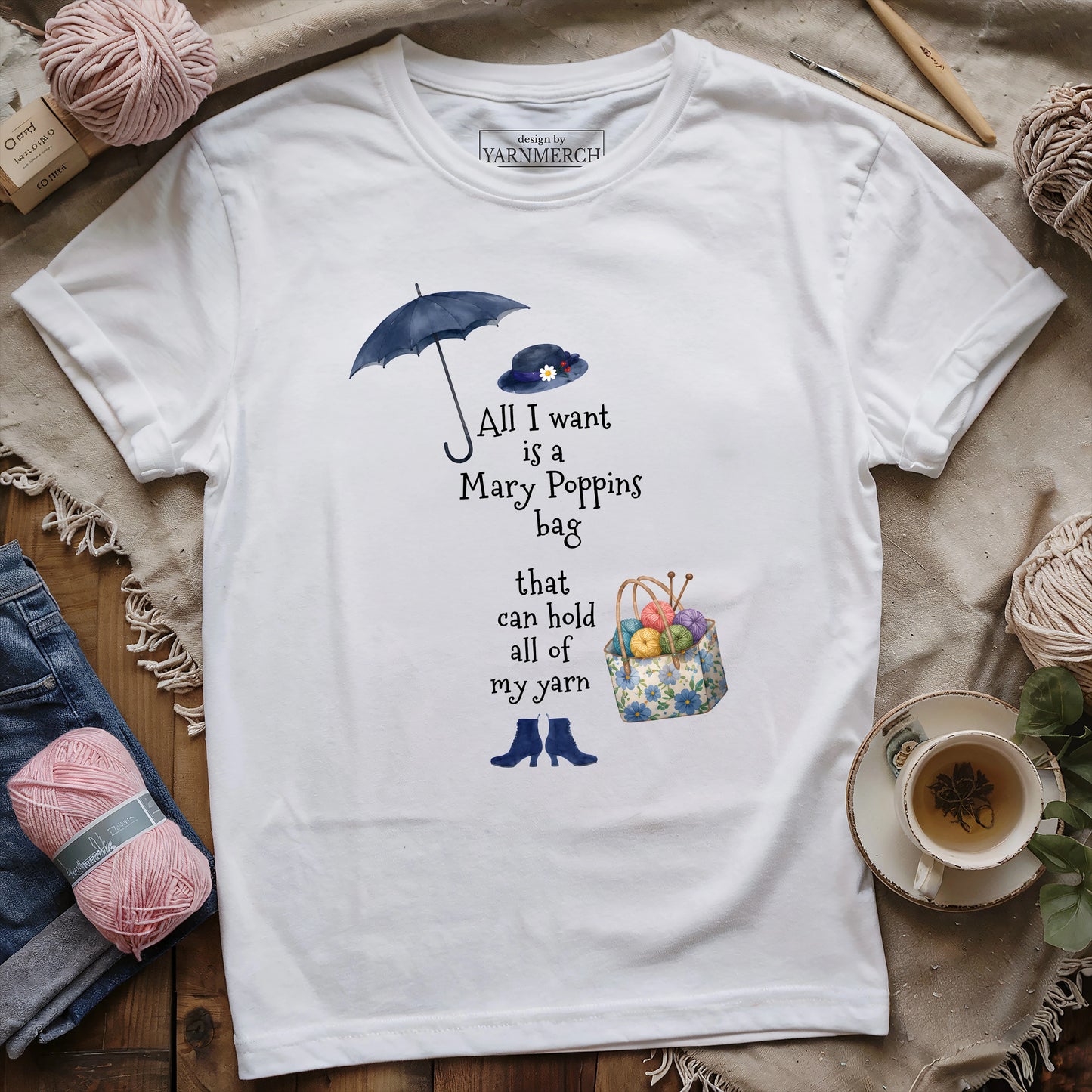 All I Want Is Marry Poppins Bag T-shirt