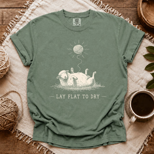 Comfort Colors Lay Flat To Dry Sheep T-shirt