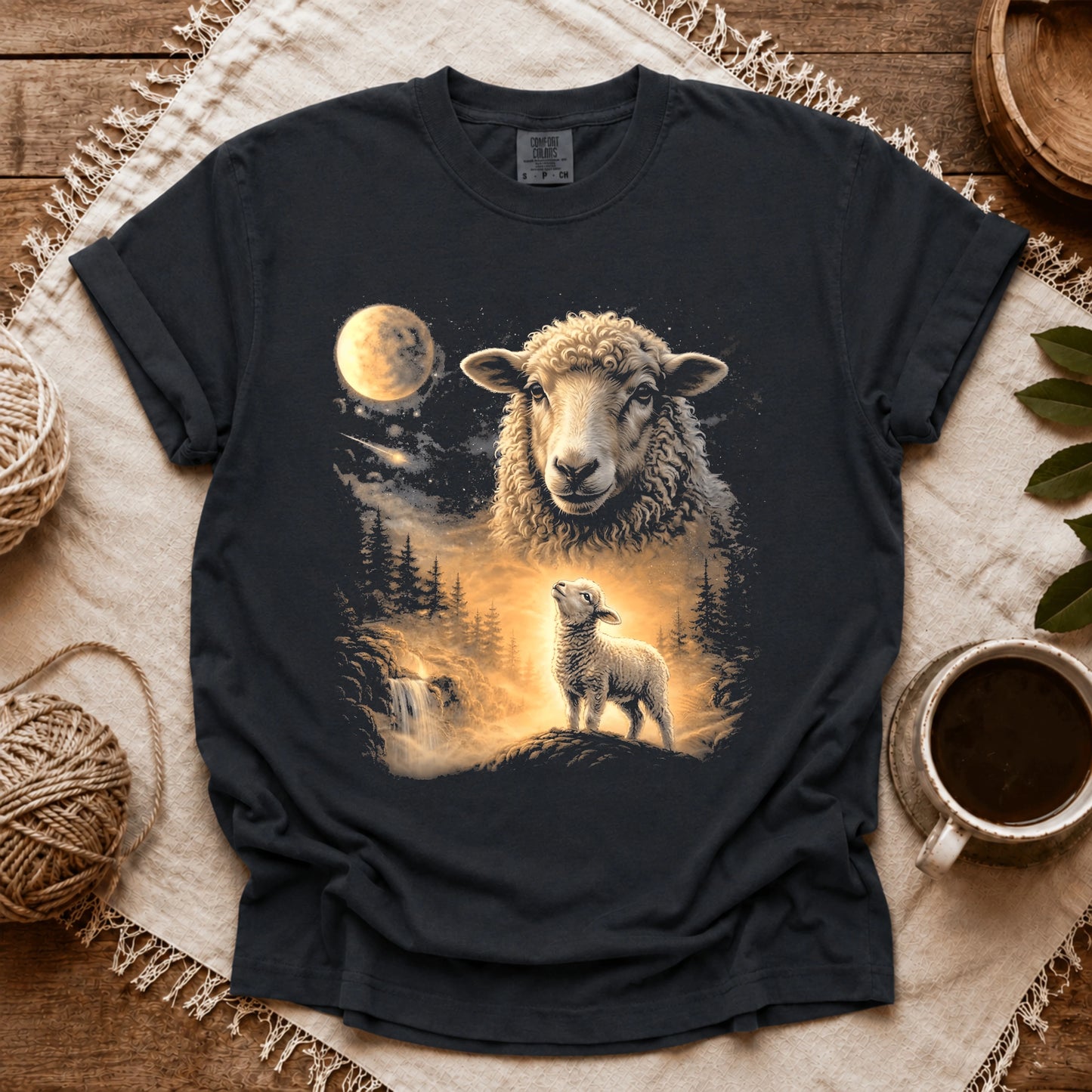 Comfort Colors Ewe Under The Moon T-shirt