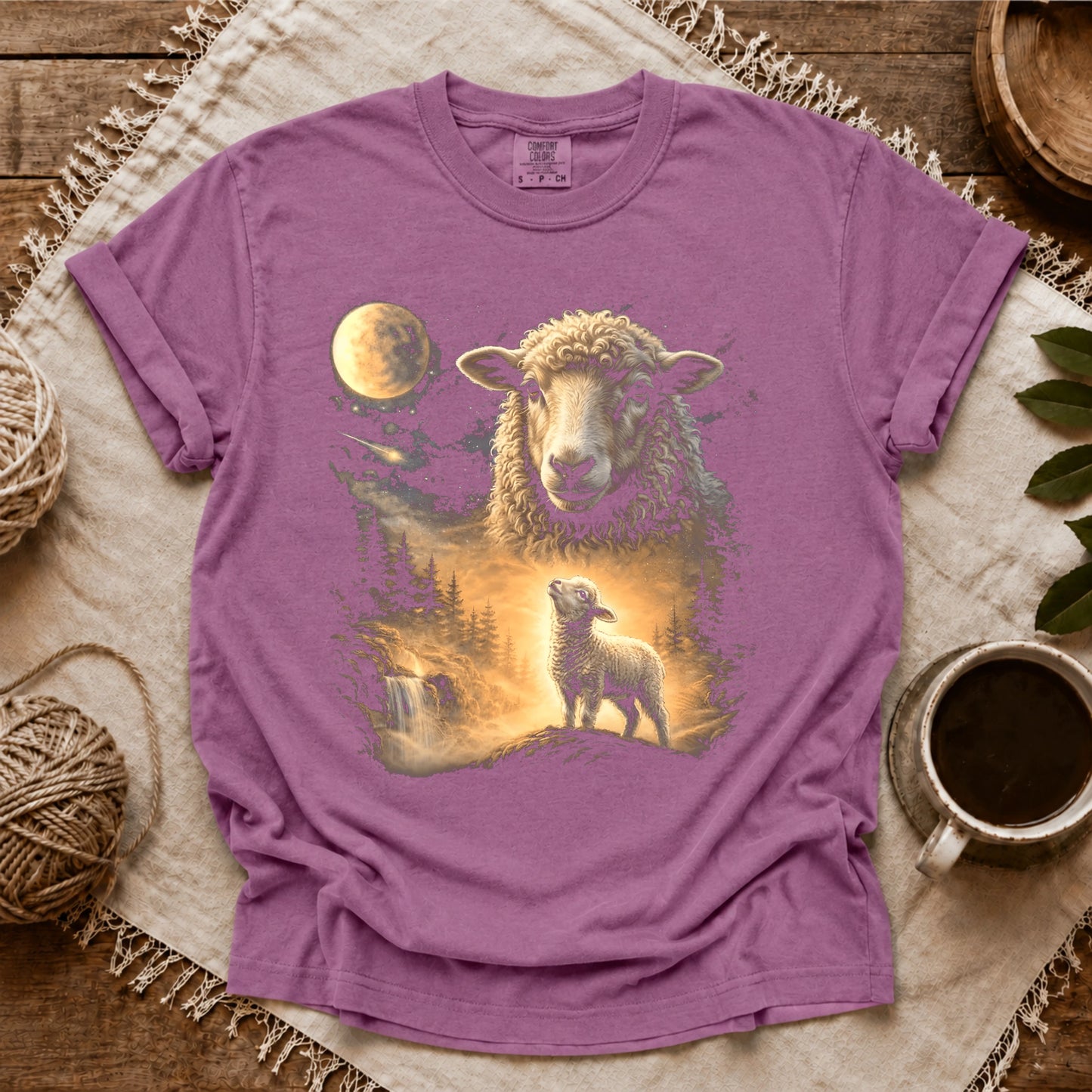 Comfort Colors Ewe Under The Moon T-shirt